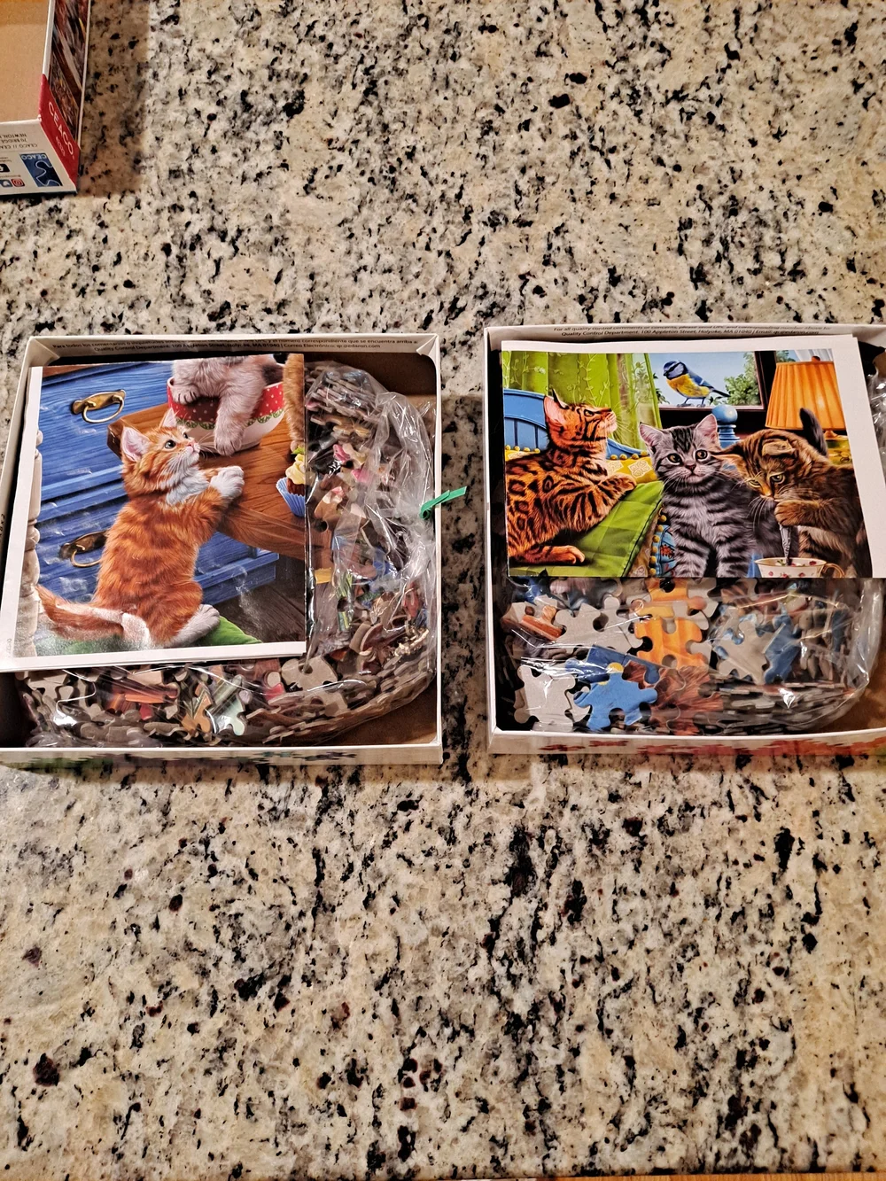 Ceaco Paws Gone Wild 550-Piece Jigsaw Puzzle - Cat Scenes